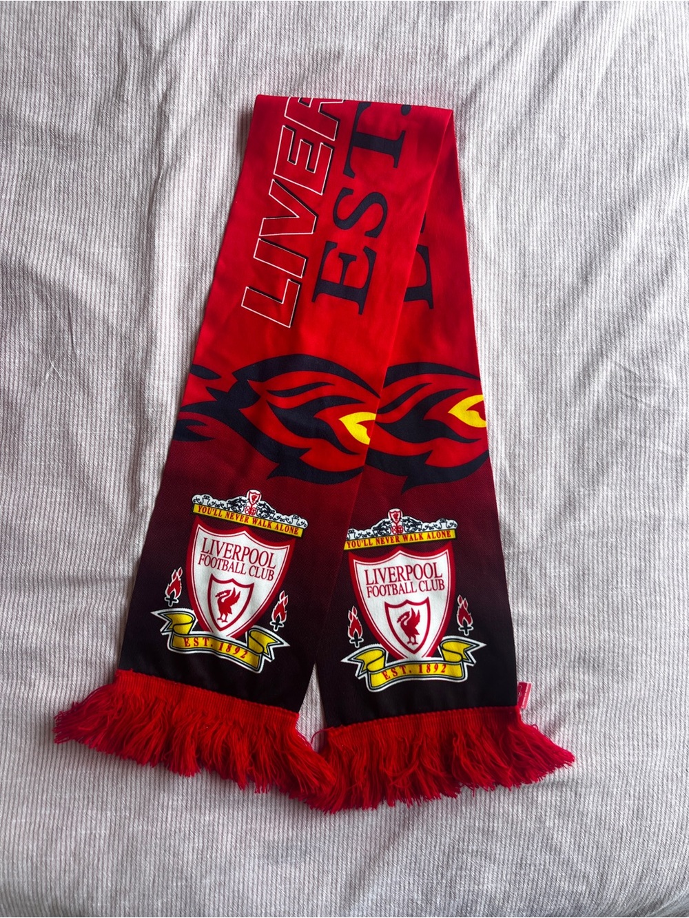Liverpool Football Club Scarf, Hat and Gloves